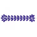 Μωβ αυτοκόλλητο στρασάκι κρυστάλλου προσώπου και σώματος, κοσμήματα προσωρινού τατουάζ DIY. - Στυλ Μοτίβου 16 (4291305108950) / 12.5*16.5cm