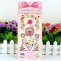 Acryl kristal deco sticker strass steen DIY gezicht lichaam kunst ambacht diamant sticker - Hart Bloem Vorm