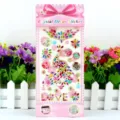 Kleurrijke kristallen strass sticker van acryl voor DIY decoratie en telefoons. - Feniks Vorm