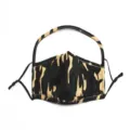 Detailed close-up of the camouflage dust mask featuring an integrated visor and valve. - One Size / Camouflage-02