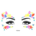 Halloween prosopo strass aftokollita akryliko krystallos kosmimata parti make-up set 1tm - Στυλ Y0040