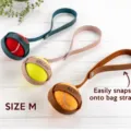 Porte-balle de tennis pour animaux en cuir PU porte-clés jouet pour chien sac charme taille - Bleu lac