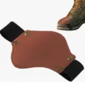 Protector de zapatos de cambio de moto funda de bota antiarañazos de cuero PU accesorio - Marrón