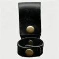 Clip porte-gants en cuir noir pour travail en plein air, laniere de ceinture vintage pro. - Modèle en Cuir Véritable / Marron