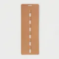 Leather sunglasses hanging organizer holder storage display rack wall mount eyewear stand - 6-Slot Style / Tan