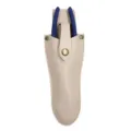 Funda de cuero PU para tijeras de jardín, bolsa de cinturón portaherramientas para alicates. - Blanco Roto