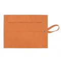 PU leather watch roll bag, vintage portable travel watch storage case and scratch proof protector. - Brown