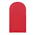 Custodia in pelle PU rossa per flacone di profumo trousse da viaggio rossetto essenziale - Rosso