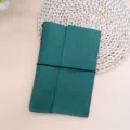 Vintage A5 Leder Notizbuch Hülle Planer Organizer mit Gummiband grün Büro Schreibwaren - Grün