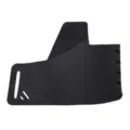 Funda de cuero negro EDC para navaja de bolsillo y linterna bolsa de almacenamiento de cinturón - Negro