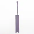 Purple PU leather bookmark with tassel elegant student stationery page marker elegant design - Regular / Purple