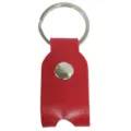 Red PU leather drum key keychain portable tuning wrench protective cover holder instrument accessory - Red