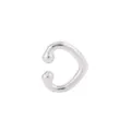 Trendy geometric non-pierced ear cuff silver cartilage clip fashion jewelry for women - Streamlined Geometric Style (1438) / Silver