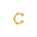 Gold Beaded Ear Cuff Geometric Non-Pierced Clip On Earring Minimalist Fashion Jewelry - Bead Geometric Style (1439) / Gold