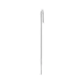 Silver linear pavé crystal bar ear climber minimalist geometric earrings for women chic - Silver Straight Line Style