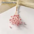 Detail view of light sweet pink mini Brazilian star flowers for DIY crafts and decor - 50 Brushes / Sweet Pink