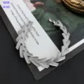 Bracciale a maglia geometrica a V stile europeo e americano gioielli donna alla moda - Bracciale Argentato