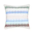 Modern minimalist geometric embroidered throw pillow, decorative sofa cushion for home decor. - Geometric Stripe Embroidery