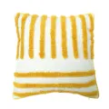 Nordic style throw pillow with yellow tufted geometric lines for modern living room sofa decor. - 45x45cm / Yellow Stripe