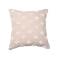 Beige Baumwolle Leinen getufteter Kissenbezug, nordischer Deko Kissenbezug fuer Sofa. - Beige