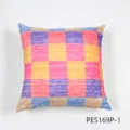 Nordic Printed Checkered Cushion Cover Soft Square Throw Pillow Case Sofa Car Home Decor - 45x45cm / PE5169P-1