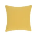 Yellow Corduroy Throw Pillow Cover Modern Minimalist Solid Color Square Cushion Case - 45x45cm / Yellow