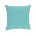 Corduroy throw pillow cover modern minimalist solid color cushion case for sofa home decor - Light Blue