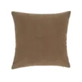 Modern brown corduroy cushion cover solid color decorative throw pillow case soft sofa pillow - Brown