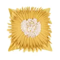Yellow Sunflower Floral Throw Pillow Cover Decorative Square Cushion Case Modern Home Decor - 45x45cm (Without Core) / PE22135H-4 Square Pillow