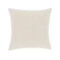Solid beige corduroy throw pillow cover, modern minimalist soft square cushion case - Beige