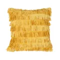 Yellow fringe throw pillow cover modern minimalist decorative cushion cover for sofa - 45x45cm / PE22110H-1 Yellow