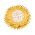 Yellow sunflower throw pillow cover decorative cushion for sofa home office car decor - Round 45x45cm (Without Core) / Yellow Round