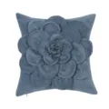 3D flower corduroy throw pillow cover decorative cushion for sofa home living room decor - 45x45cm / PE22112H-1 Corduroy