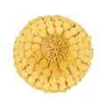 Housse de coussin ronde 3D tournesol jaune, jolie housse de coussin marguerite salon. - Rond 45*45 cm (sans rembourrage) / Jaune