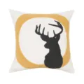 Tufted Deer Cushion Cover Modern Nordic Geometric Throw Pillow Case for Sofa Living Room Decor - PE5050E-1
