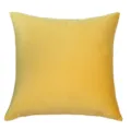 Solid yellow velvet cushion cover soft square pillowcase for living room sofa home decor - 30x45cm (Without Core) / Velvet True Yellow