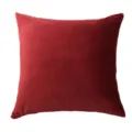 Solid red velvet pillow cover, modern minimalist soft cushion case for living room sofa. - 30x45cm (Without Core) / Velvet Rose Red