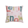 Gestrickter Winter Kissenbezug mit niedlichem Buchstaben Druck fur Sofa Heimtextilien. - 45x45cm (Ohne Kern) / PE20448P-1