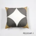 Nordic geometric printed throw pillow modern sofa cushion cover decorative home bedroom bed accent - 45x45cm / PE22034P-1