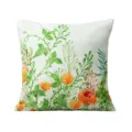 Dekorativer Kissenbezug mit Blumenmuster weicher Sofakissenbezug fur das Wohnzimmer - PE7474P-1