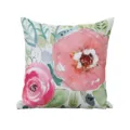 Quadratischer Kissenbezug mit Aquarell-Blumenmuster, elegante Sofakissen für Heimdécor. - PE7181P-1