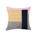 Nordic geometric embroidered cushion cover, modern decorative pillowcase for sofa. - 45x45 (Cover Only) / PE9271E-1