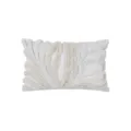 Nordic style tufted rectangular cushion cover, beige textured embroidered pillowcase. - 30x50 (Cover Only) / PE21091E-1