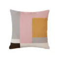 Nordic geometric towel embroidery throw pillow cover cotton sofa cushion decorative case. - PE9301E-2