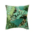 Tropical jungle leaf printed throw pillow cover for living room sofa and home decor use. - 45x45cm (Without Core) / Beast Pattern