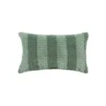 Nordic style striped throw pillow cover, textured wool-like cushion cover for sofa bed. - Dark Green (PE21134S-2)