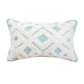 Tufted geometric throw pillow cover cotton linen decorative cushion case for sofa bedroom - 30*50cm (Without Core) / PE20334E-1(A1)