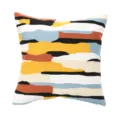 Modern abstract towel embroidery cushion cover, colorful geometric pattern pillowcase variant. - 45x45 (Cover Only) / PE7591E-1