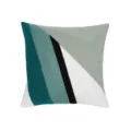 Modern geometric towel embroidered throw pillow cover for living room sofa bedroom decor - 45x45 (Cover Only) / PE21064E-1