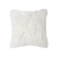 White shaggy throw pillow cover fluffy soft Nordic style cushion case for sofa home decor - 45*45cm (Without Core) / White